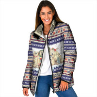 Polar Bears Christma Christmas Padded Jacket Xmas Holiday Patterns - Wonder Print Shop
