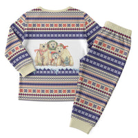 Polar Bears Christma Christmas Pajama Set Xmas Holiday Patterns - Wonder Print Shop