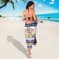 Polar Bears Christma Christmas Sarong Xmas Holiday Patterns - Wonder Print Shop