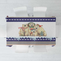 Polar Bears Christma Christmas Tablecloth Xmas Holiday Patterns - Wonder Print Shop