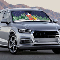 Saint Nicholas Christmas Auto Sun Shade Xmas Holiday Patterns - Wonder Print Shop
