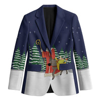 Saint Nicholas Christmas Blazer Xmas Holiday Patterns - Wonder Print Shop