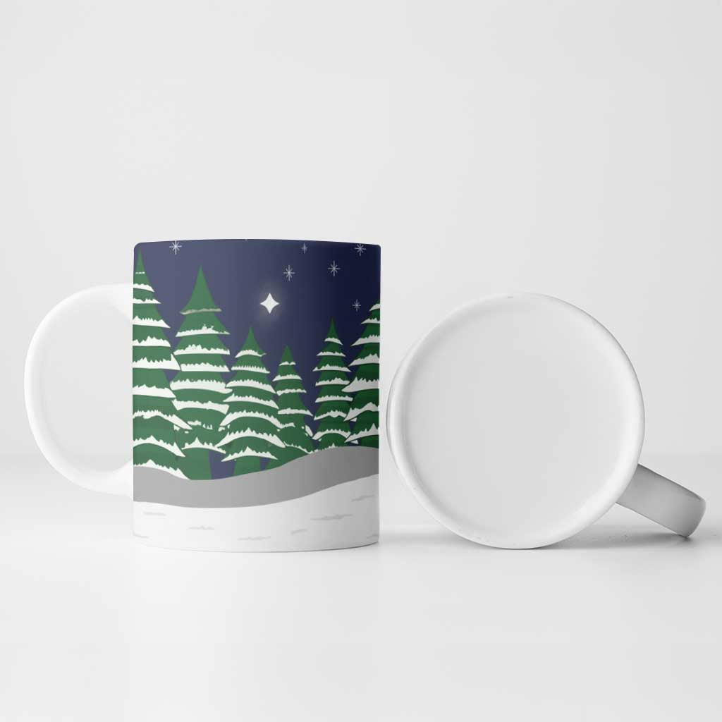 Saint Nicholas Christmas Ceramic Mug Xmas Holiday Patterns - Wonder Print Shop