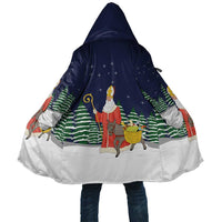 Saint Nicholas Christmas Cloak Xmas Holiday Patterns - Wonder Print Shop