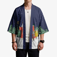 Saint Nicholas Christmas Kimono Xmas Holiday Patterns - Wonder Print Shop