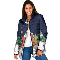 Saint Nicholas Christmas Padded Jacket Xmas Holiday Patterns - Wonder Print Shop