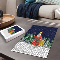 Saint Nicholas Christmas Puzzle Xmas Holiday Patterns - Wonder Print Shop