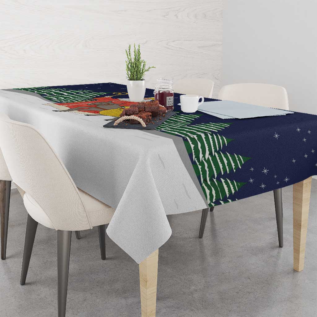 Saint Nicholas Christmas Tablecloth Xmas Holiday Patterns - Wonder Print Shop