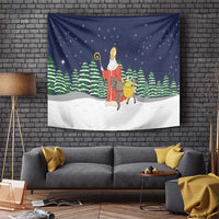 Saint Nicholas Christmas Tapestry Xmas Holiday Patterns - Wonder Print Shop