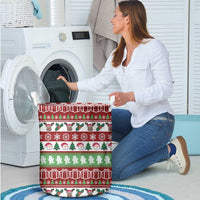 Snowman Tree Christmas Laundry Basket Xmas Holiday Patterns - Wonder Print Shop