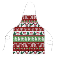 Snowman Tree Christmas Apron Xmas Holiday Patterns - Wonder Print Shop