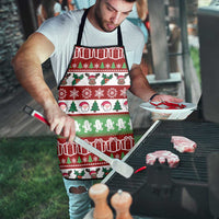 Snowman Tree Christmas Apron Xmas Holiday Patterns - Wonder Print Shop