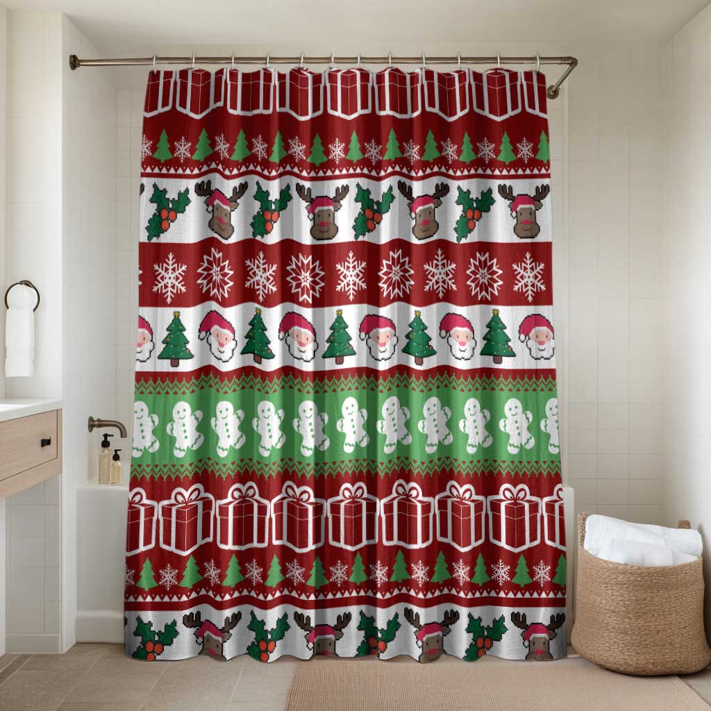 Snowman Tree Christmas Bathroom Set Xmas Holiday Patterns - Wonder Print Shop
