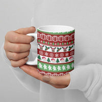 Snowman Tree Christmas Ceramic Mug Xmas Holiday Patterns - Wonder Print Shop