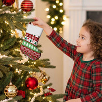 Snowman Tree Christmas Stocking Xmas Holiday Patterns - Wonder Print Shop