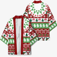 Snowman Tree Christmas Kimono Xmas Holiday Patterns - Wonder Print Shop