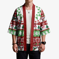 Snowman Tree Christmas Kimono Xmas Holiday Patterns - Wonder Print Shop