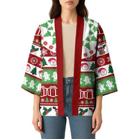 Snowman Tree Christmas Kimono Xmas Holiday Patterns - Wonder Print Shop