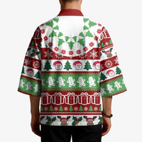 Snowman Tree Christmas Kimono Xmas Holiday Patterns - Wonder Print Shop