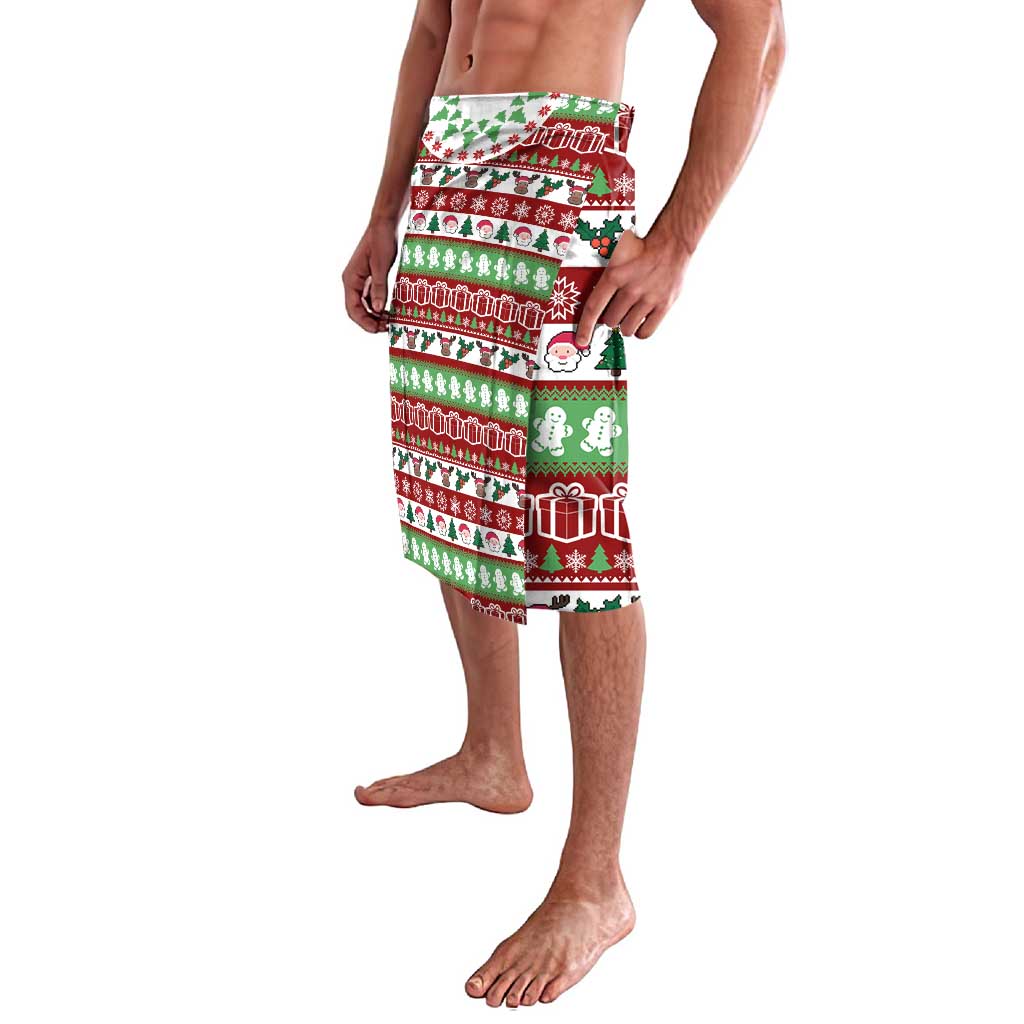 Snowman Tree Christmas Lavalava Xmas Holiday Patterns - Wonder Print Shop