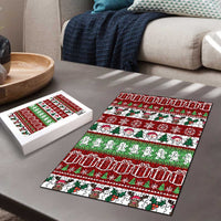 Snowman Tree Christmas Puzzle Xmas Holiday Patterns - Wonder Print Shop
