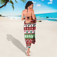 Snowman Tree Christmas Sarong Xmas Holiday Patterns - Wonder Print Shop