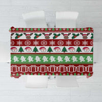 Snowman Tree Christmas Tablecloth Xmas Holiday Patterns - Wonder Print Shop