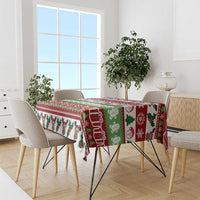 Snowman Tree Christmas Tablecloth Xmas Holiday Patterns - Wonder Print Shop