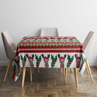Snowman Tree Christmas Tablecloth Xmas Holiday Patterns - Wonder Print Shop