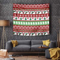 Snowman Tree Christmas Tapestry Xmas Holiday Patterns - Wonder Print Shop