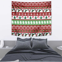 Snowman Tree Christmas Tapestry Xmas Holiday Patterns - Wonder Print Shop
