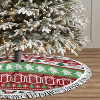 Snowman Tree Christmas Tree Skirt Xmas Holiday Patterns - Wonder Print Shop