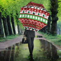 Snowman Tree Christmas Umbrella Xmas Holiday Patterns - Wonder Print Shop
