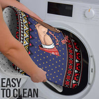 Santa And Jesus Christmas Christmas Bathroom Set Xmas Holiday Patterns - Wonder Print Shop