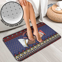 Santa And Jesus Christmas Christmas Bathroom Set Xmas Holiday Patterns - Wonder Print Shop