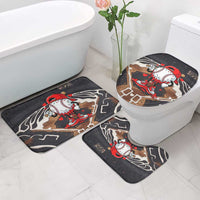 Baseball Drip Icecream Bathroom Set Boy Valentine Day Melting Cream Pattern