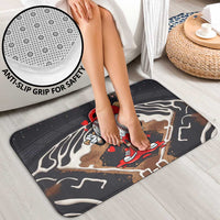 Baseball Drip Icecream Bathroom Set Boy Valentine Day Melting Cream Pattern