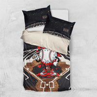 Baseball Drip Icecream Bedding Set Boy Valentine Day Melting Cream Pattern