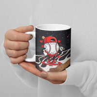 Baseball Drip Icecream Ceramic Mug Boy Valentine Day Melting Cream Pattern