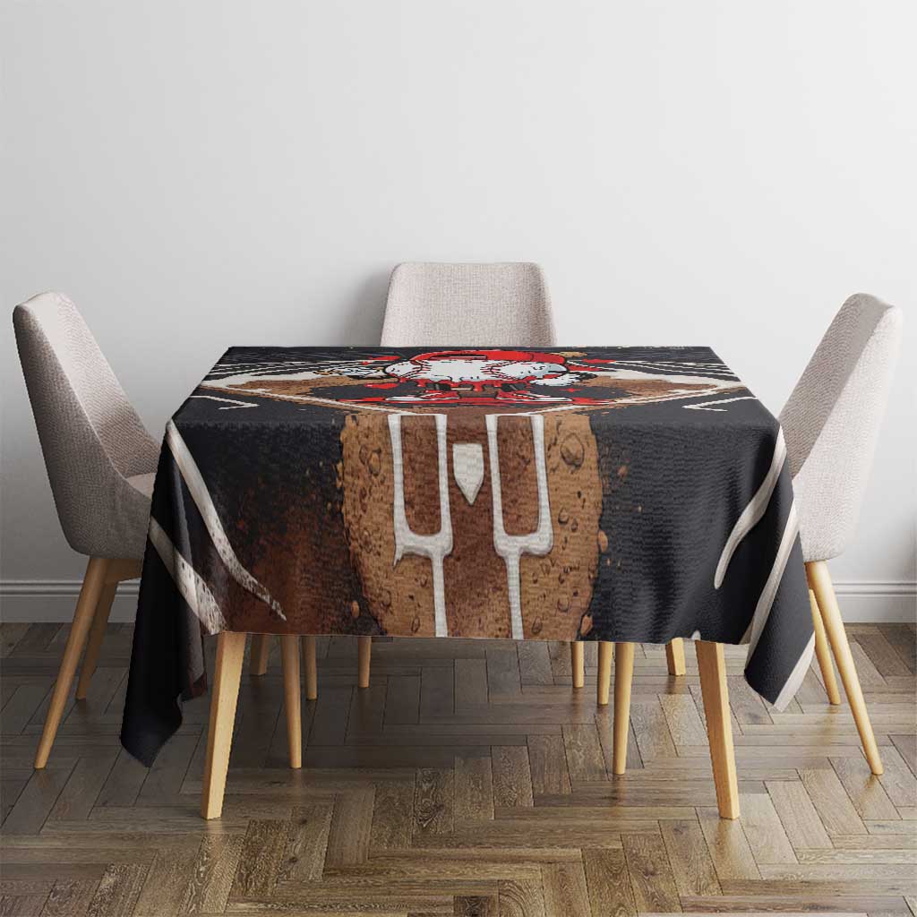 Baseball Drip Icecream Tablecloth Boy Valentine Day Melting Cream Pattern