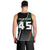 Pakistan Cricket Men Tank Top Sporty Style with Flag Colors & Player Illustration