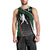 Pakistan Cricket Men Tank Top Sporty Style with Flag Colors & Player Illustration