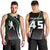 Pakistan Cricket Men Tank Top Sporty Style with Flag Colors & Player Illustration