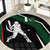 Pakistan Cricket Round Carpet Sporty Style with Flag Colors & Player Illustration