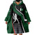 Pakistan Cricket Wearable Blanket Hoodie Sporty Style with Flag Colors & Player Illustration