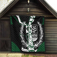 Pakistan Emblem Quilt Eagle-Shaped Design with National Symbol