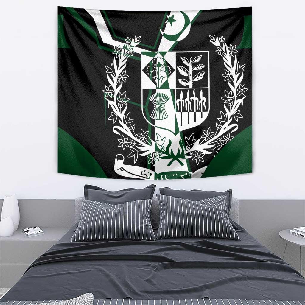 Pakistan Emblem Tapestry Eagle-Shaped Design with National Symbol