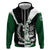 Pakistan Emblem Zip Hoodie Eagle-Shaped Design with National Symbol