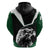 Pakistan Emblem Zip Hoodie Eagle-Shaped Design with National Symbol