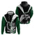 Pakistan Emblem Zip Hoodie Eagle-Shaped Design with National Symbol